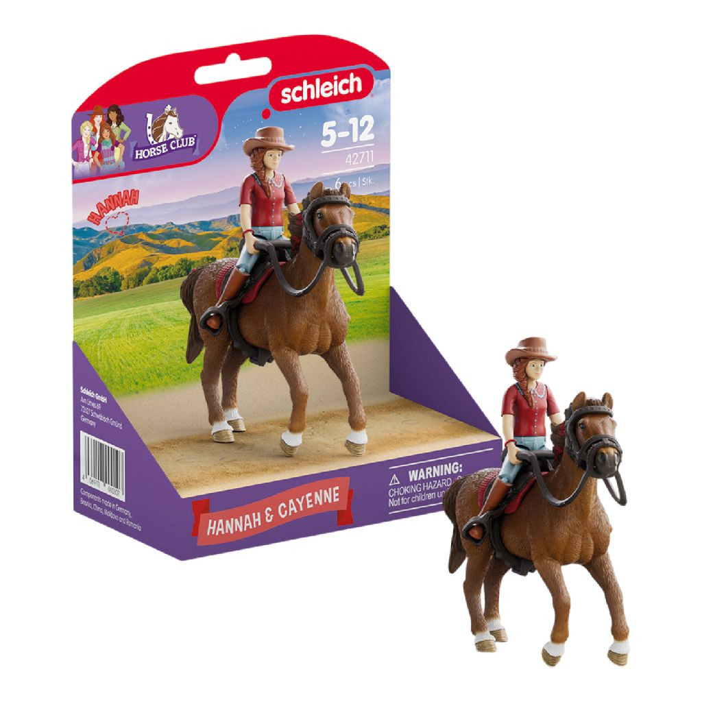 Schleich 42711 Horse Club - Hannah en Cayenne