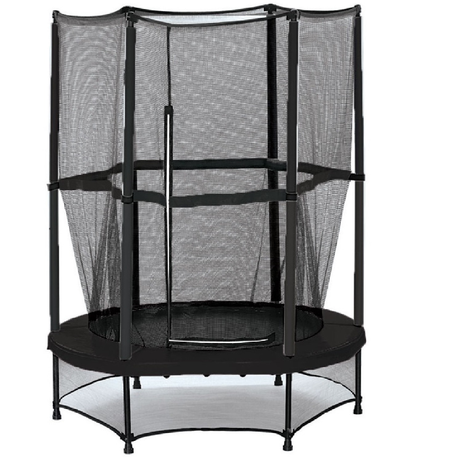 Trampoline met Veiligheidsnet - Black Edition - 140 cm 