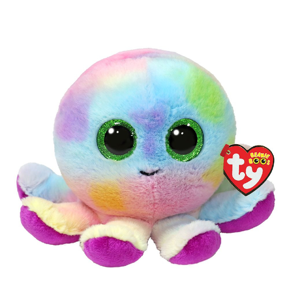 Ty Beanie Boo - Bubbles Octopus Multi - 15 cm