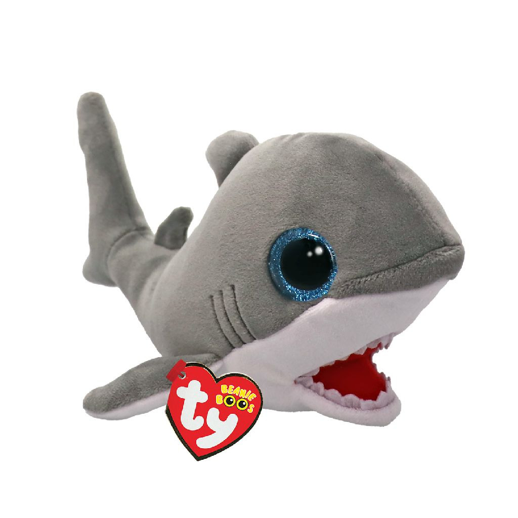 Ty Beanie Boo - Finnegan Shark Gray - 15 cm