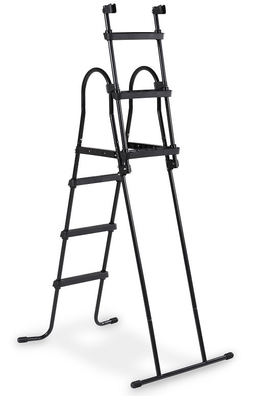 EXIT Zwembadtrap voor Frame Zwembad - Zwembadladder - 122 cm - 48 Inch - Zwart