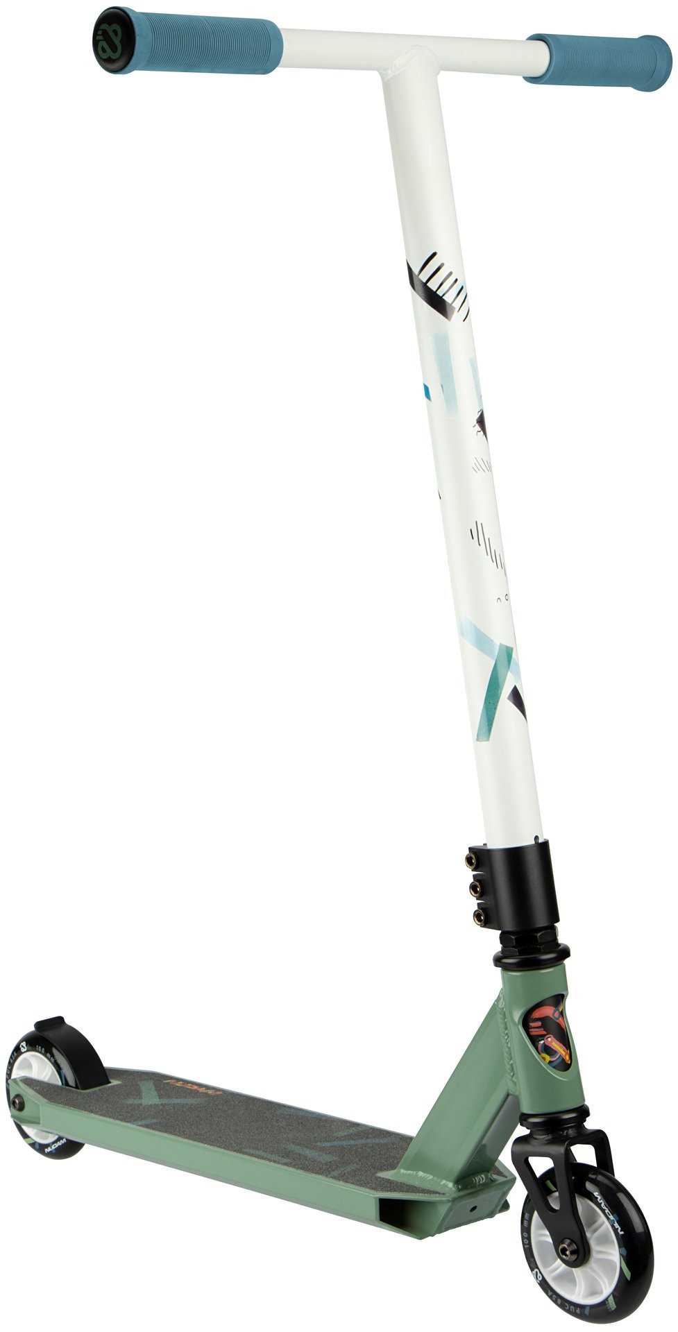 Nijdam Stuntstep - High Rise - Groen