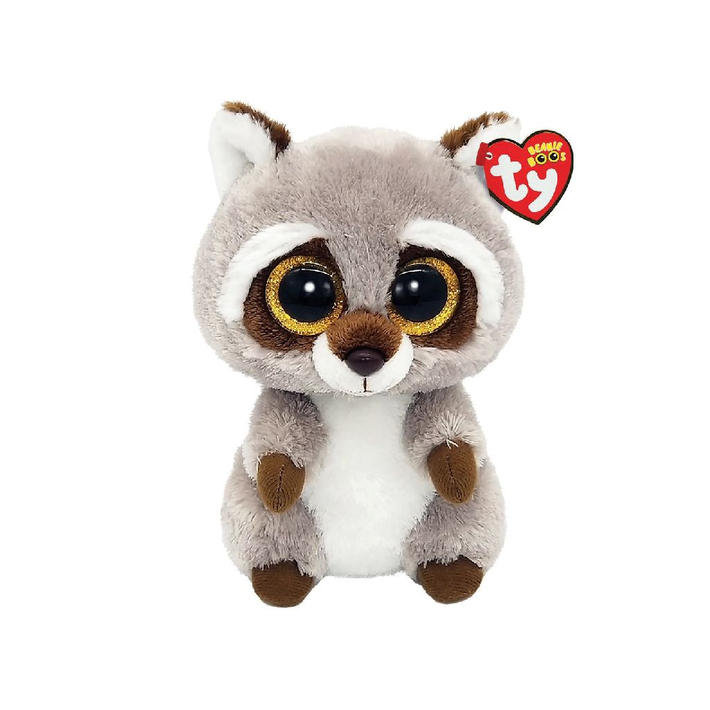 Ty Beanie Boo - Oakie Racoon - 15 cm - Knuffel