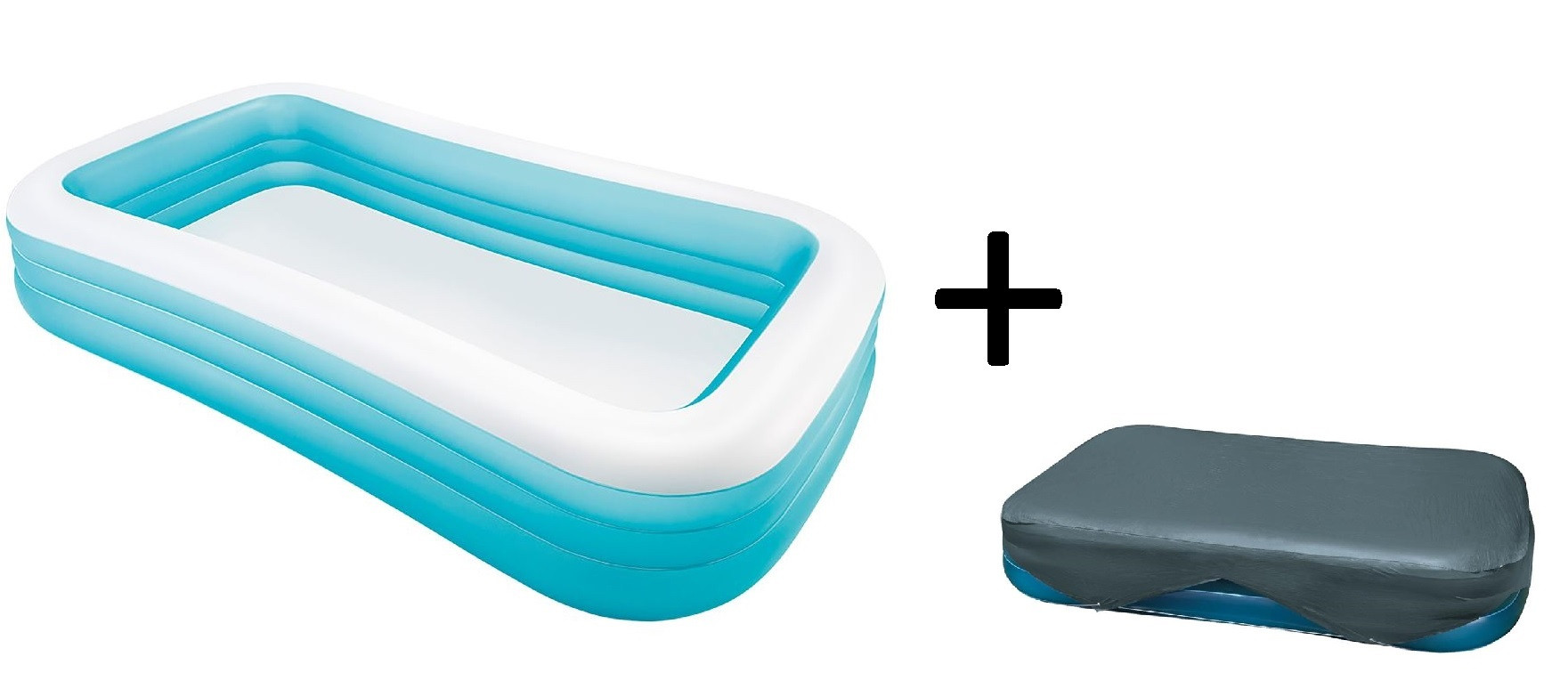 Intex Zwembad 305 x 183 x 56 cm + afdekhoes