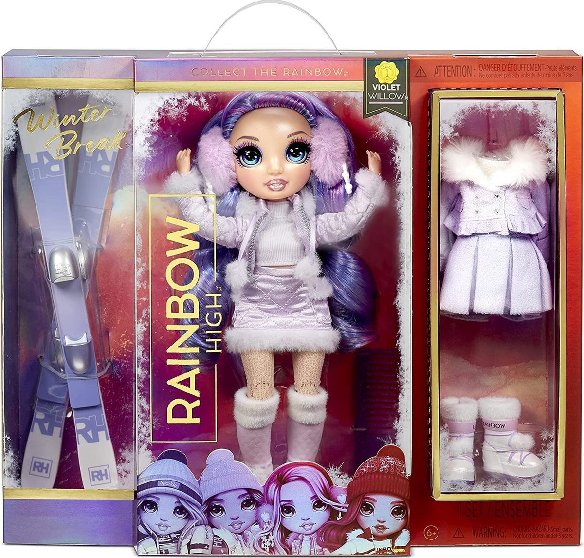 Rainbow High Fashion Winter Break Violet Willow - Modepop