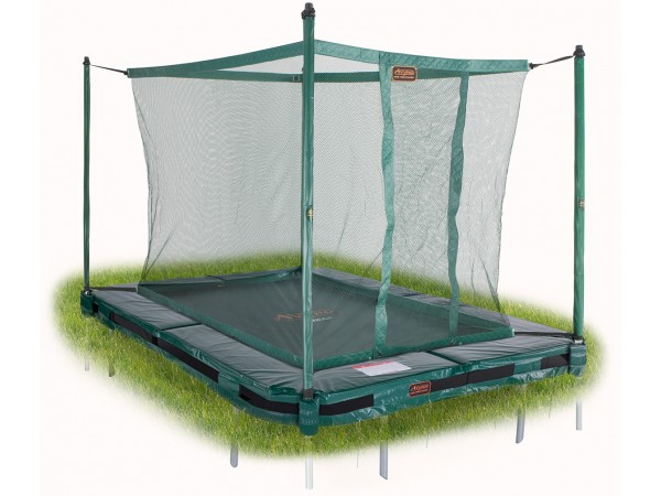 Avyna Trampoline Pro-Line - Inground - met Veiligheidsnet 215 x 155 cm (203) - Groen