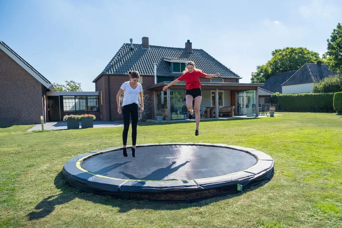 EXIT Trampoline Silhouette Sports - Inground - 244 cm - Zwart