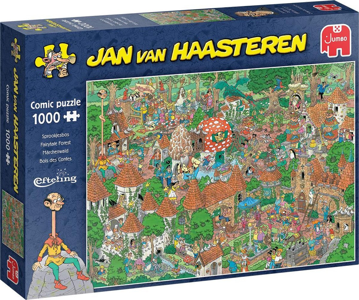 Jan van Haasteren Puzzel - Efteling Sprookjesbos - 1000 Stukjes