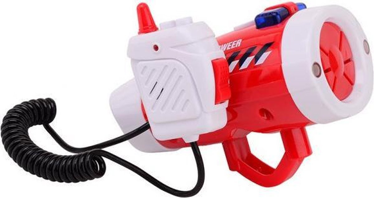 Fiets Sirene met Licht en Microfoon - Brandweer
