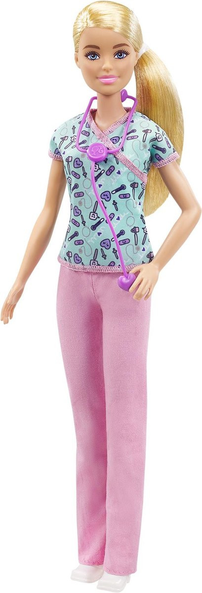 Barbie Verpleegster - Roze - Barbiepop - Modepop