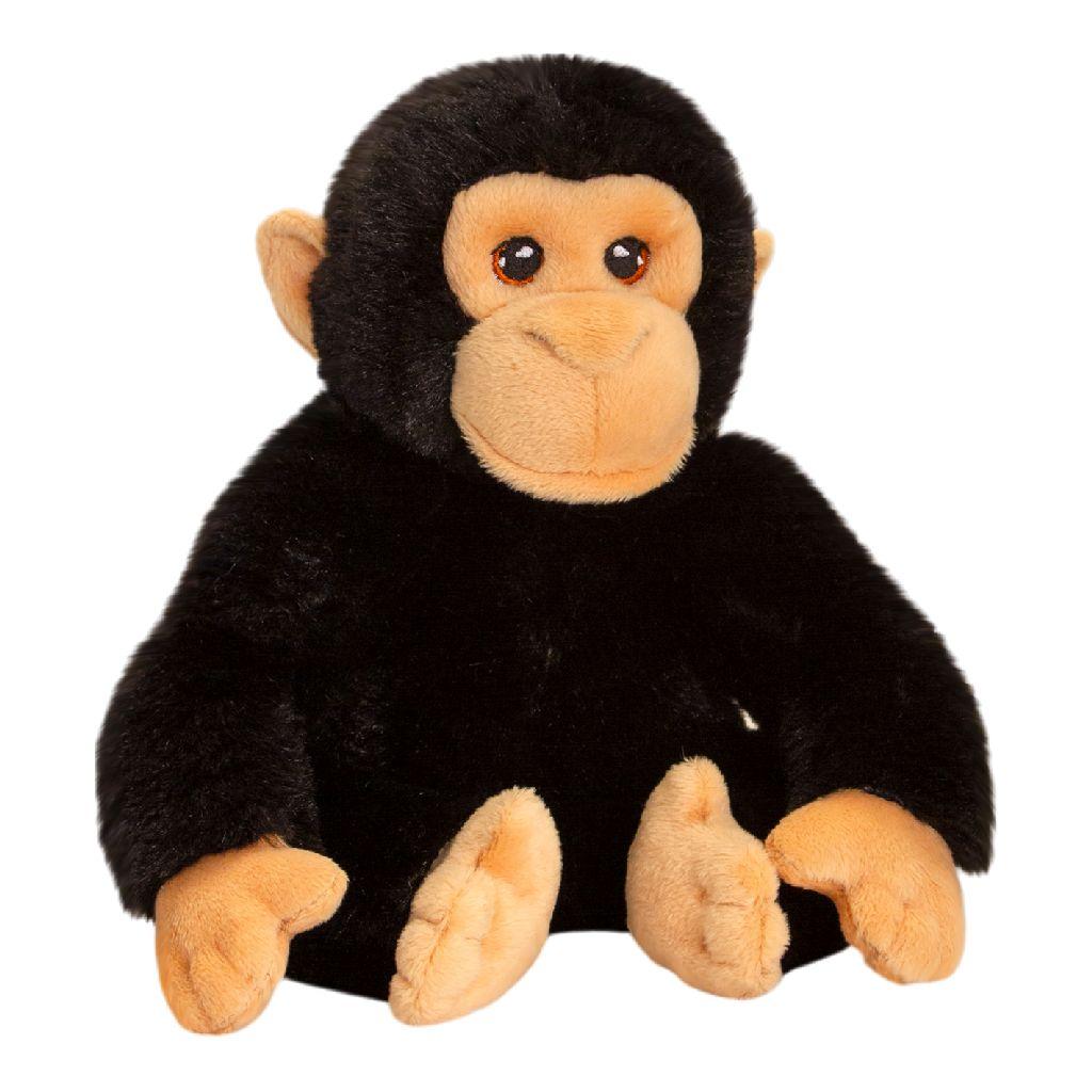 Keel toys Knuffeldier Chimpansee aap - zachte pluche stof - 18 cm