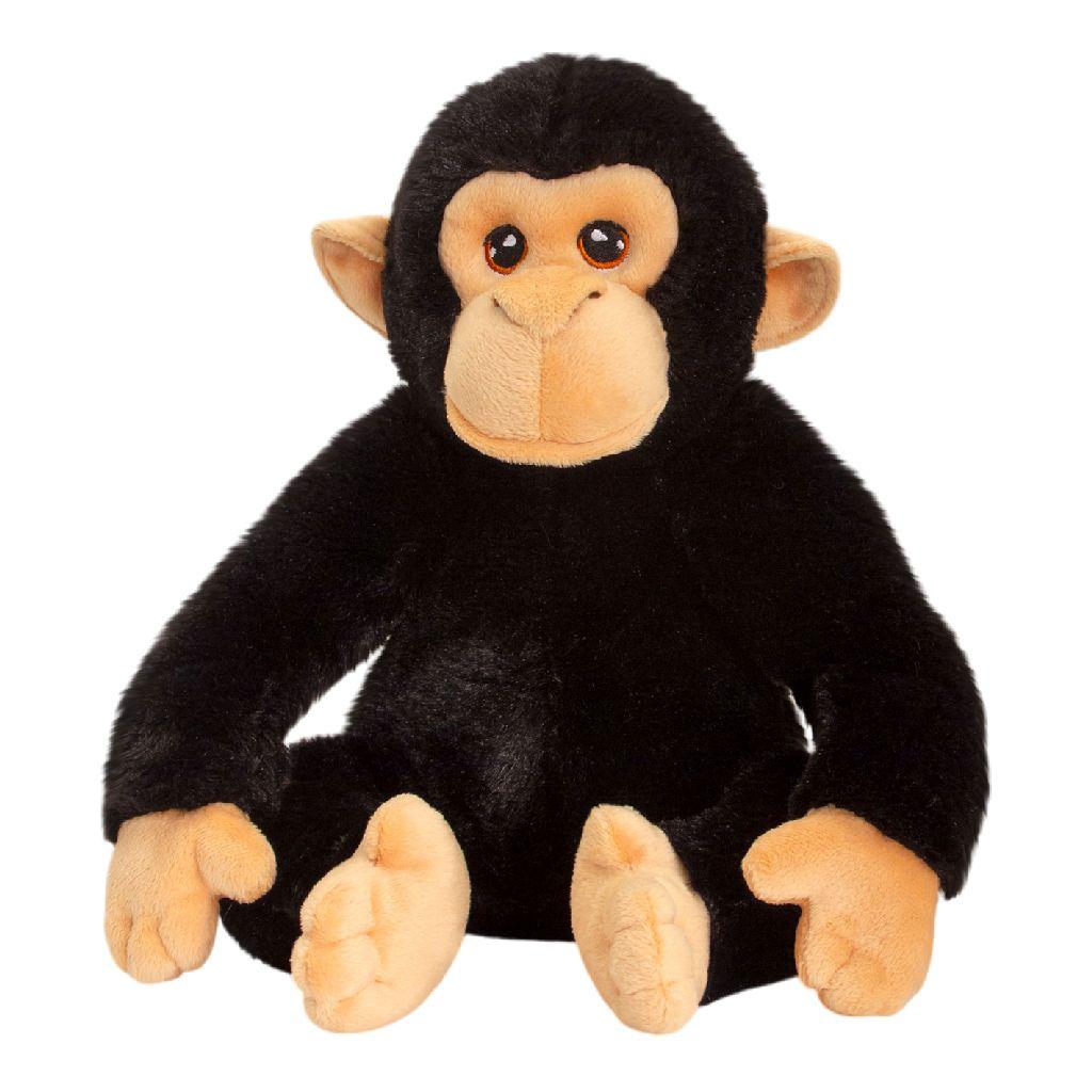 Keel toys Knuffeldier Chimpansee aap - zachte pluche stof - 25 cm