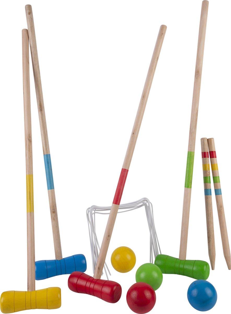 Croquetset - Berkenhout - Met Tas