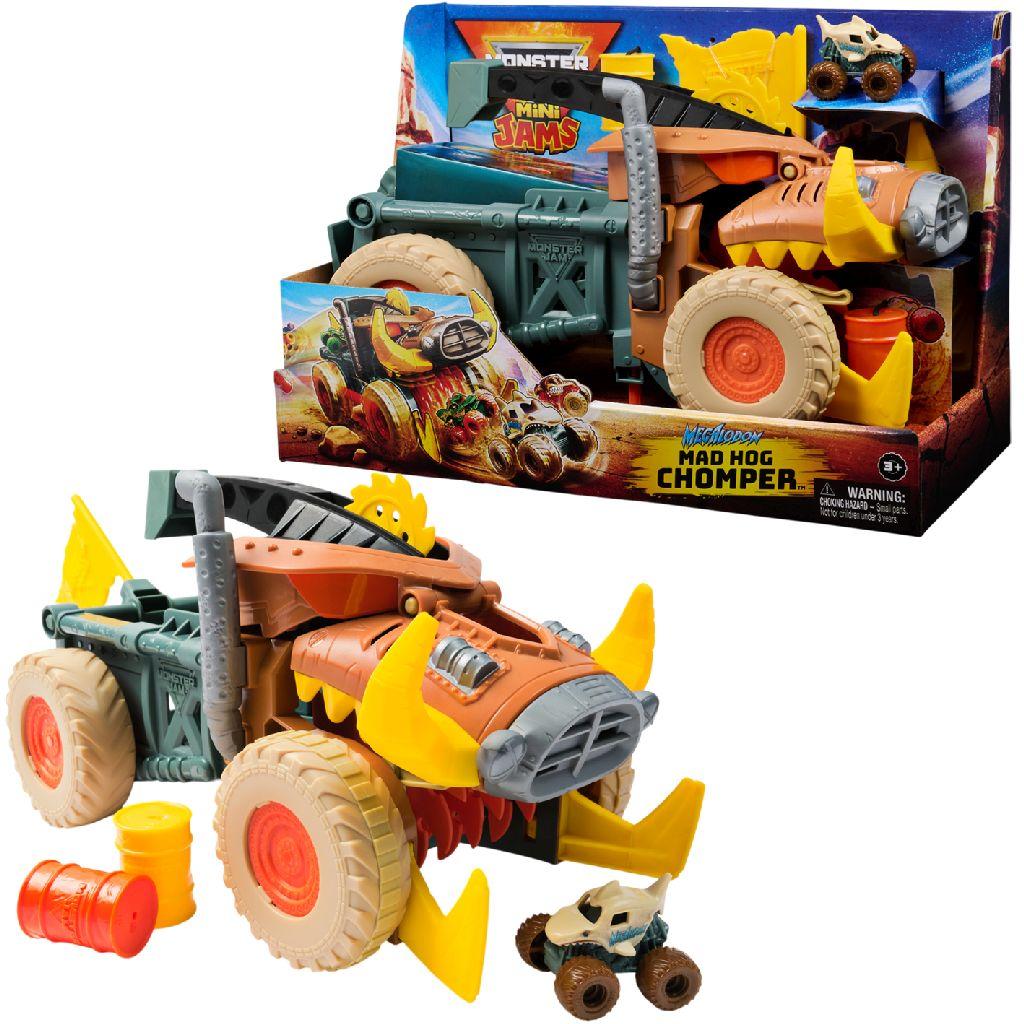 Monster Jam - Mini Jams Megalodon Warthog Speelset