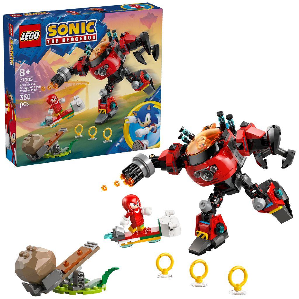 LEGO® Sonic the Hedgehog™ Knuckles vs. Dr. Eggman Egg Crusher Mecha - 77005