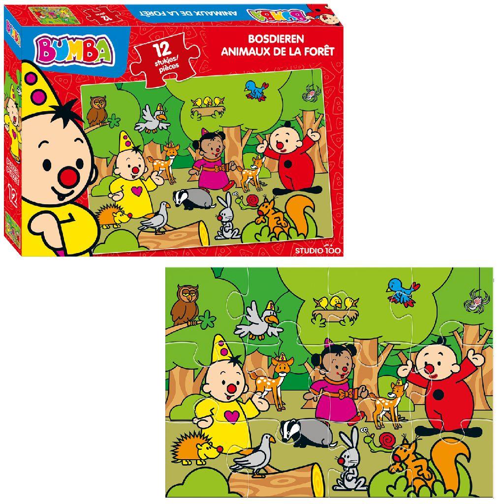 Bumba Puzzel Bosdieren 12 Stukjes STUDIO 100