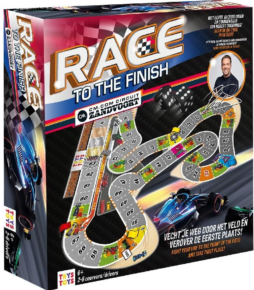 Race to the Finish - Circuit Zandvoort - Robert Doornbos - Bordspel - Formule 1 Spel