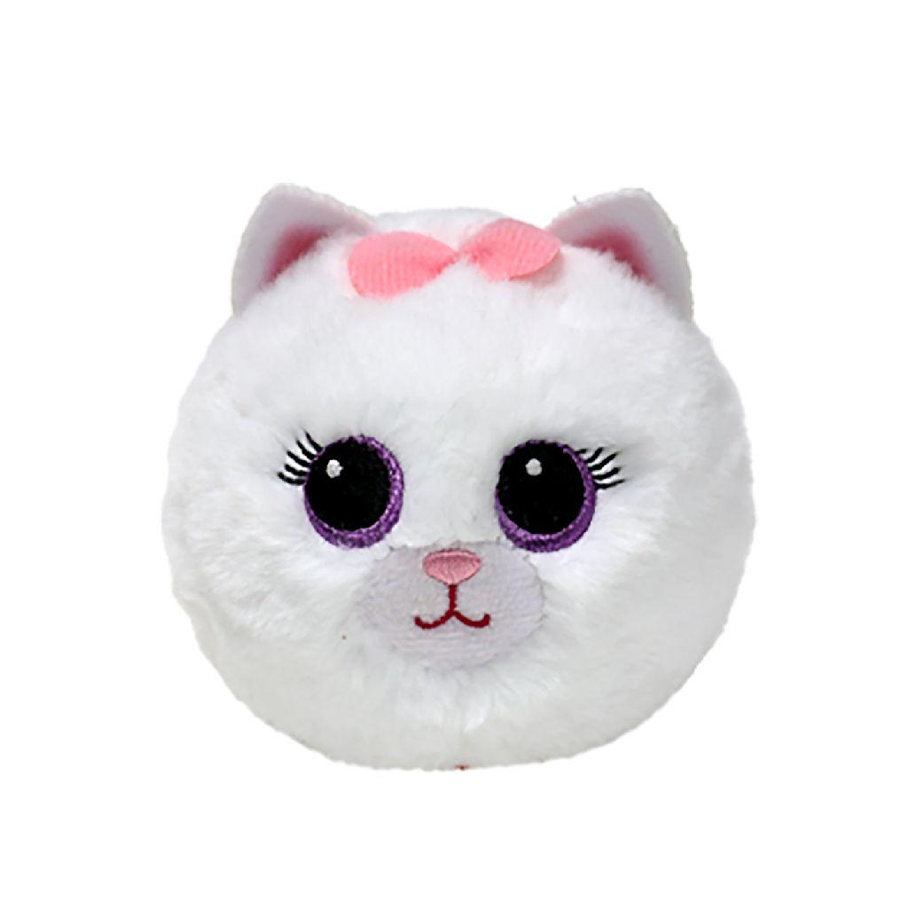 Ty Beanie Bouncers - Knuffel Purdy Kat Wit