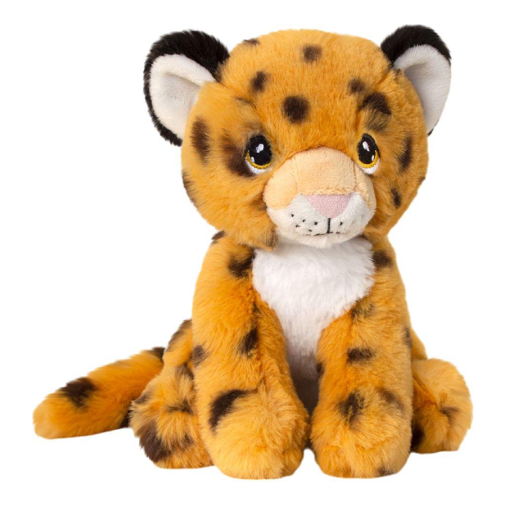 Keel Toys Knuffel Pluche - Liggende Cheetah 18 cm