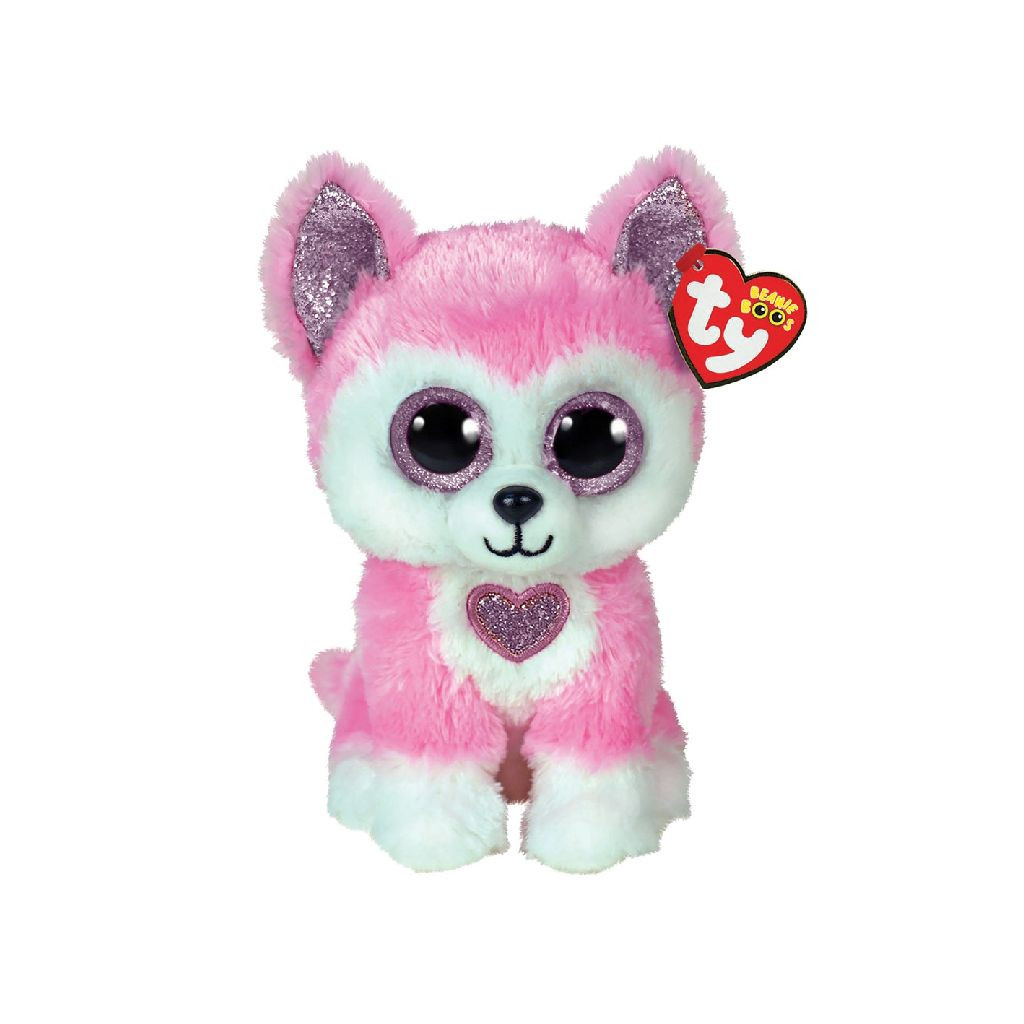 Ty Beanie Boo - Valentijn Hunk Husky - 15 cm - Knuffel