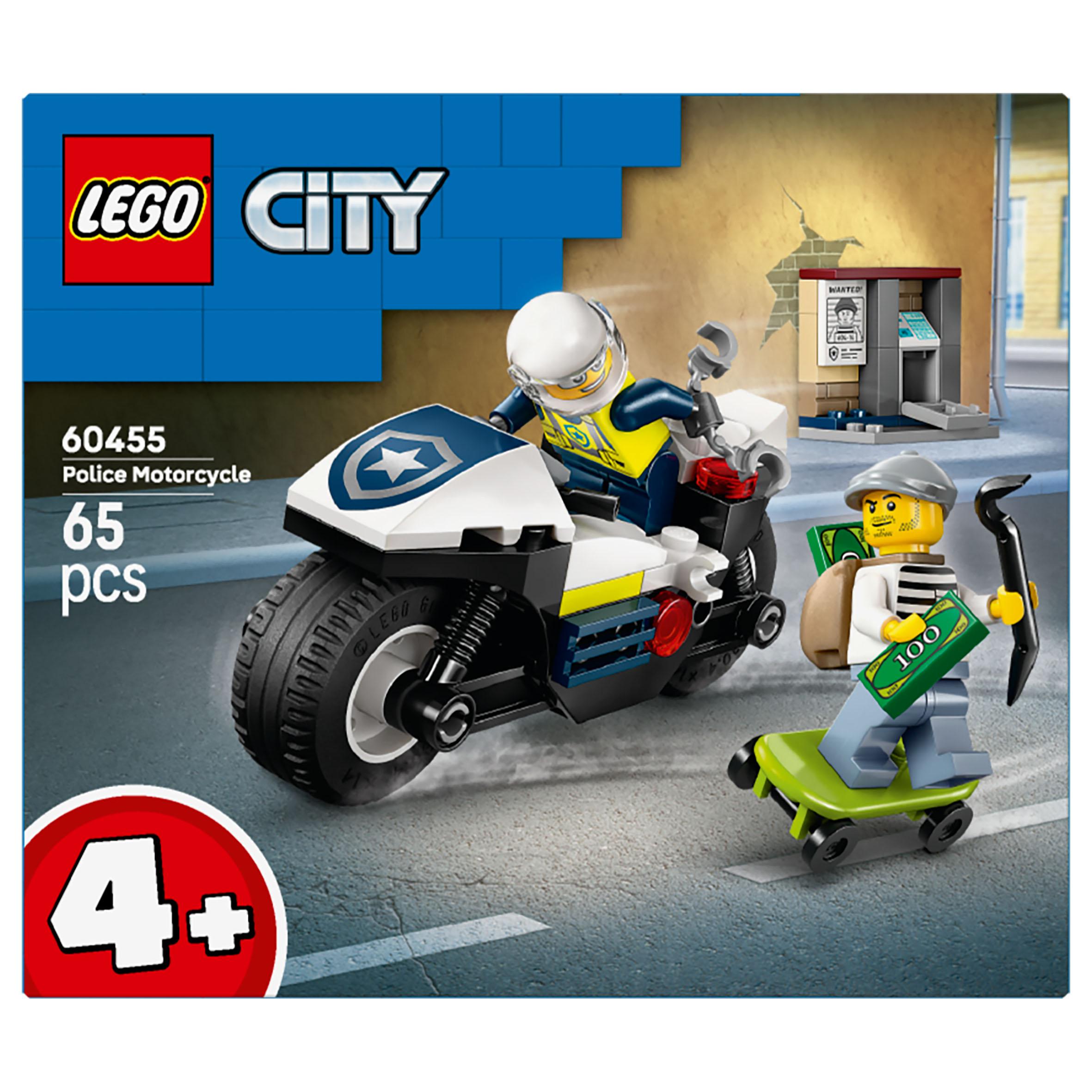 60455 Lego City Politie Achtervolging Politiemotor