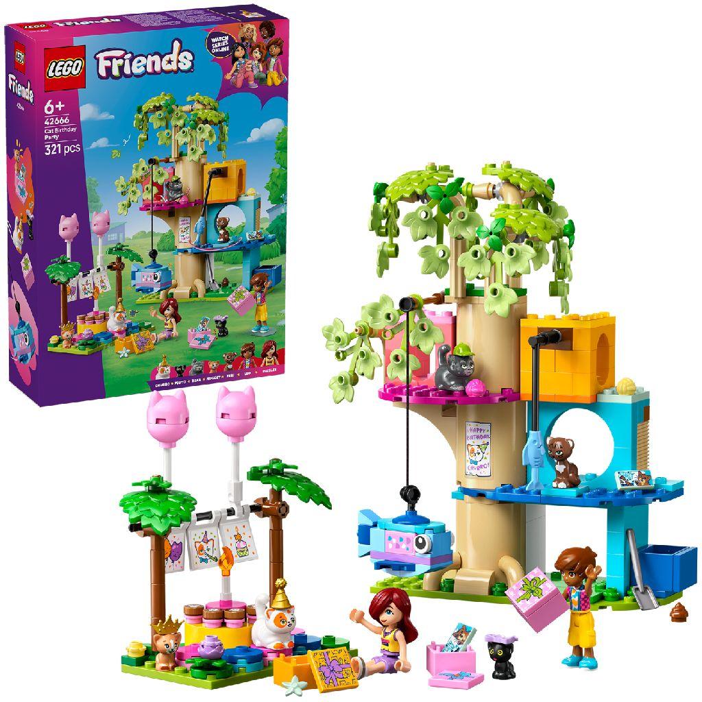 42666 Lego Friends Kattenverjaardagsfeest en Boomhut