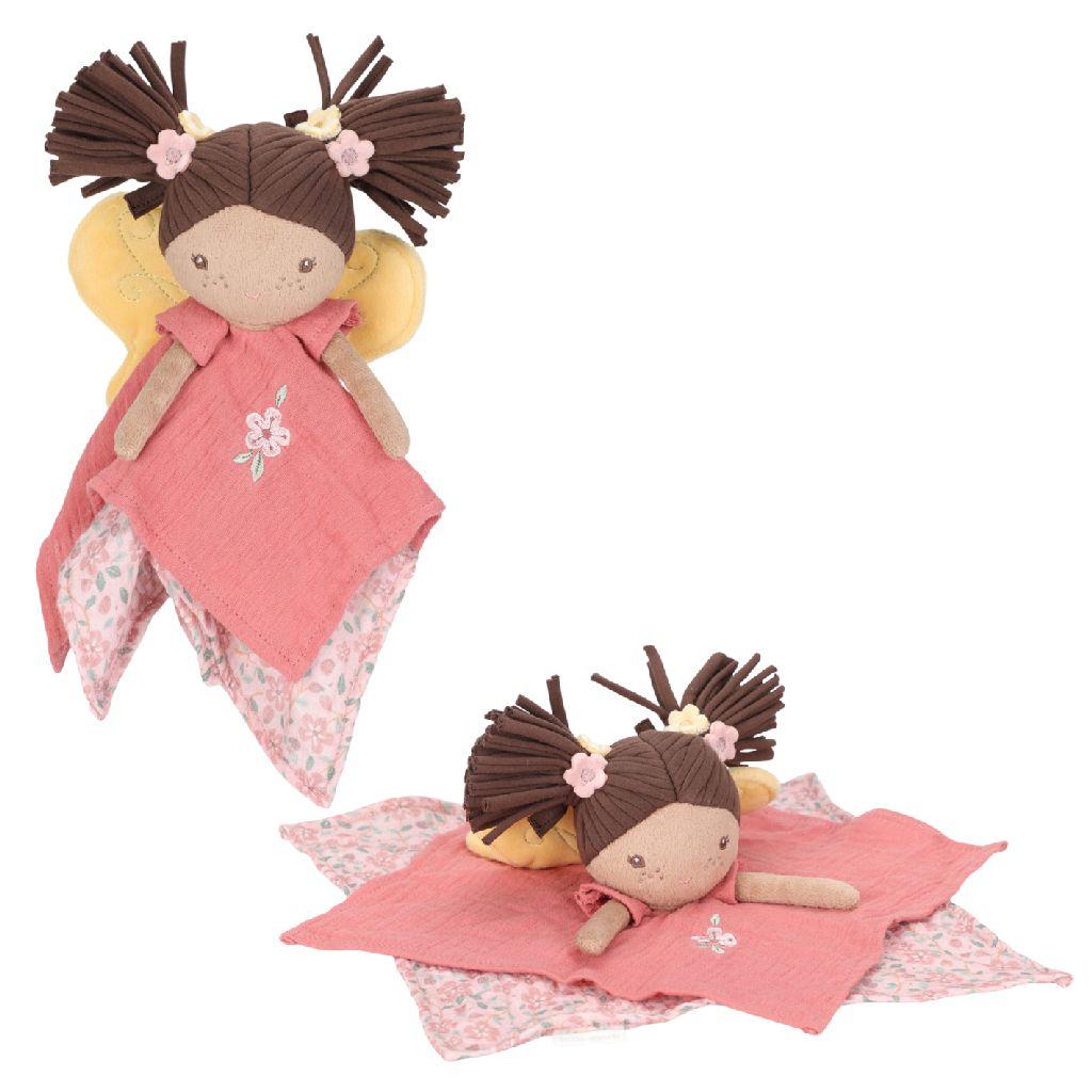 Little Dutch Knuffeldoekje Roze fairy Evi Fairy Garden
