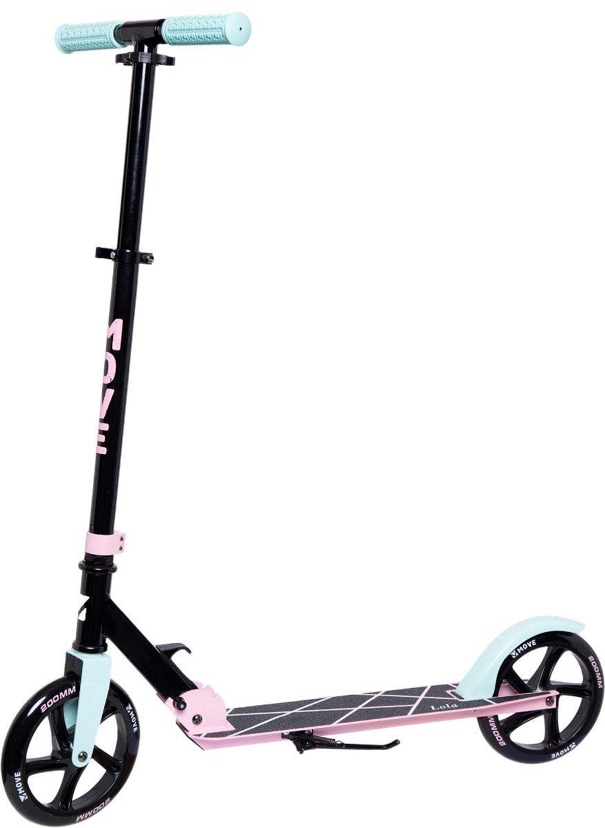 Step - Move Scooter 200BX Lola - zwart roze blauw - vouwbaar - in hoogte verstelbaar - vanaf 6 jaar