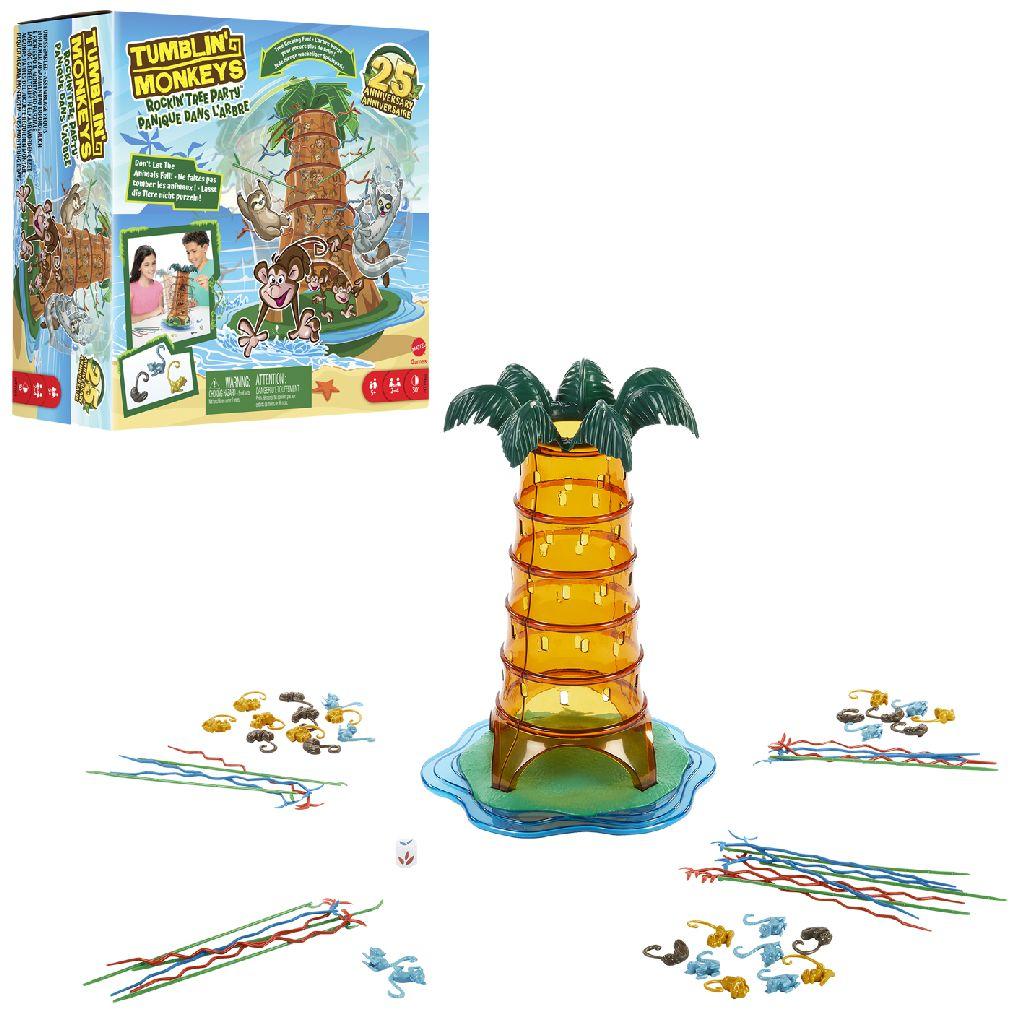 Mattel Games - Vallende Aapjes Schommelend Boomfeest