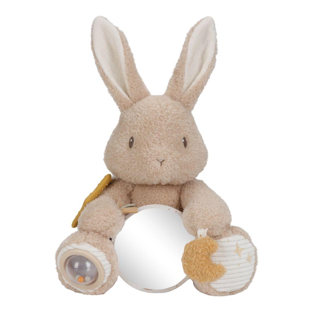 Little Dutch Newborn Naturals Activiteitenknuffel Baby Bunny