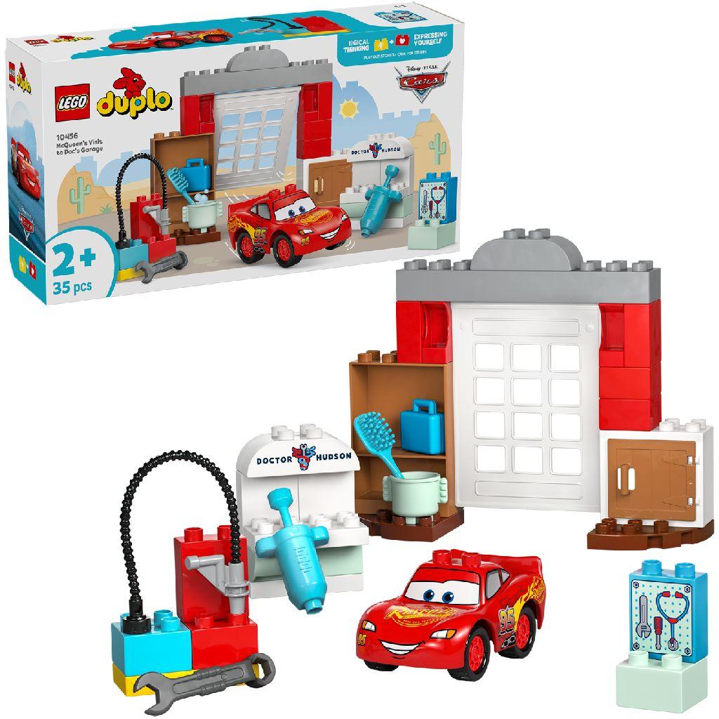 10456 Lego Duplo Disney Mcqueen Bezoek Doc Garage