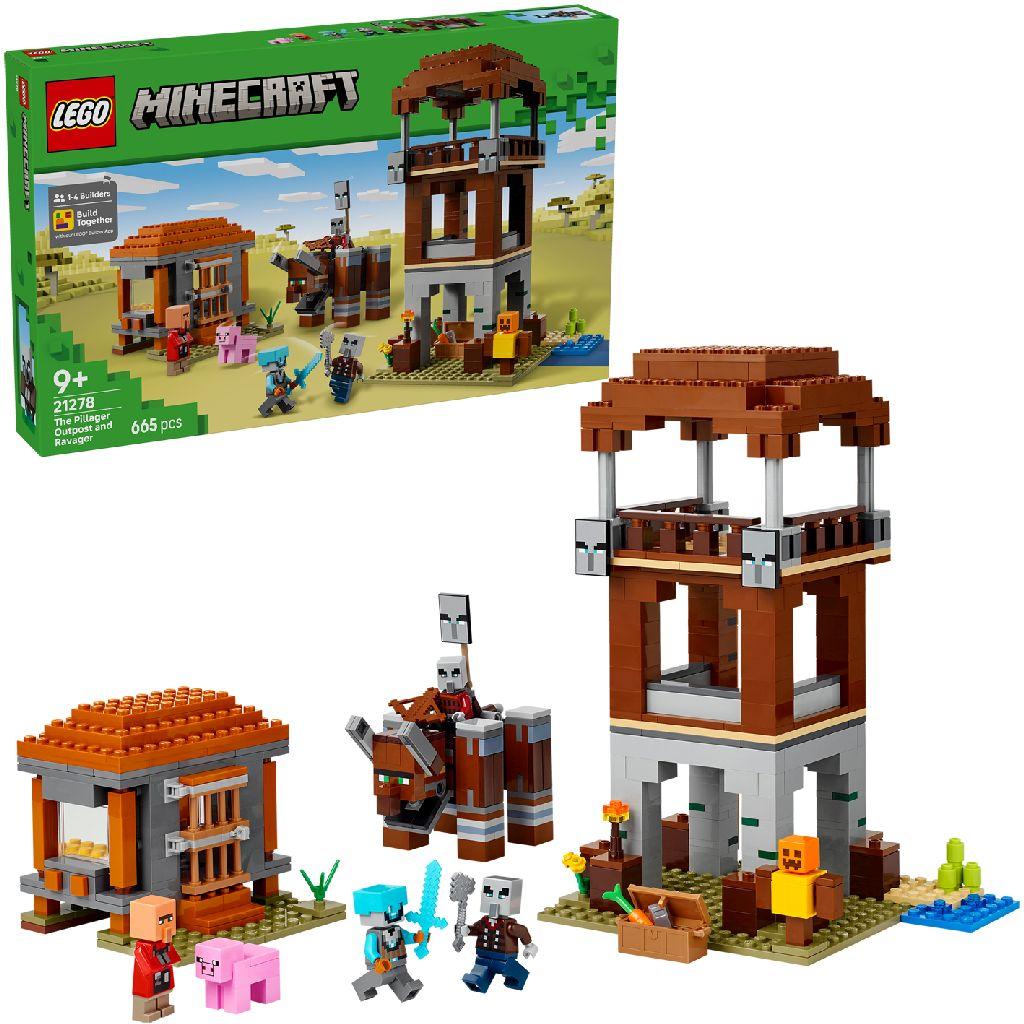 21278 Lego Minecraft De Plunderaar Buitenpost en Verwoester