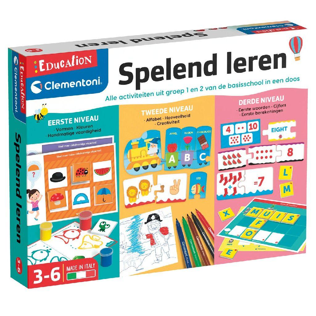 Clementoni - Spelend leren - Set educatieve spellen voor kleuters