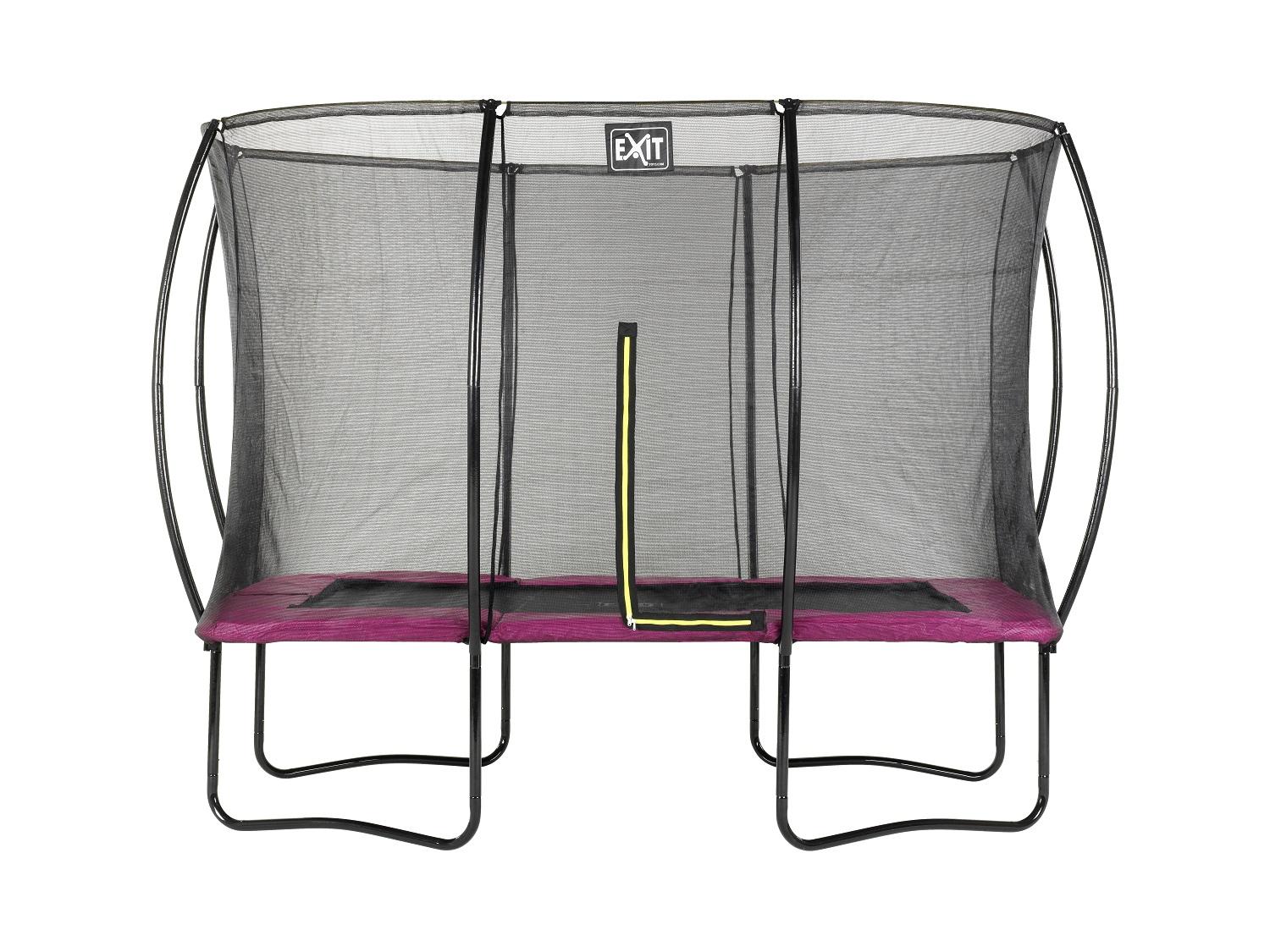 EXIT Silhouette Rechthoekige Trampoline 305 x 214 cm (7x10ft) met Veiligheidsnet - Roze