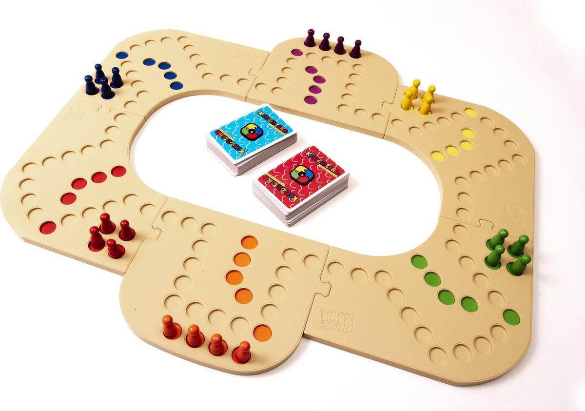 Keezbord Keezenspel - 4 tot 6 Personen - Basisspel + Uitbreidingsset - Kunststof - Bordspel