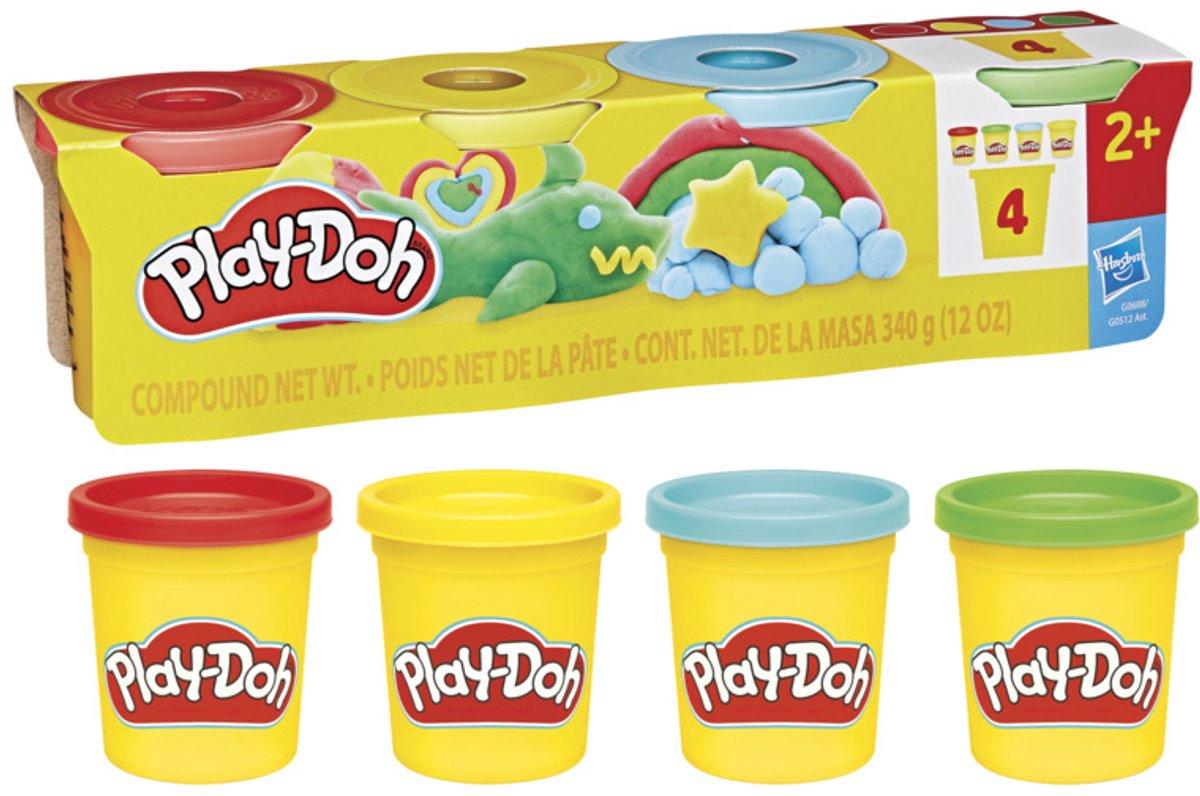 Play-Doh 4-pack Klassieke Kleuren 2+ - Boetseerklei