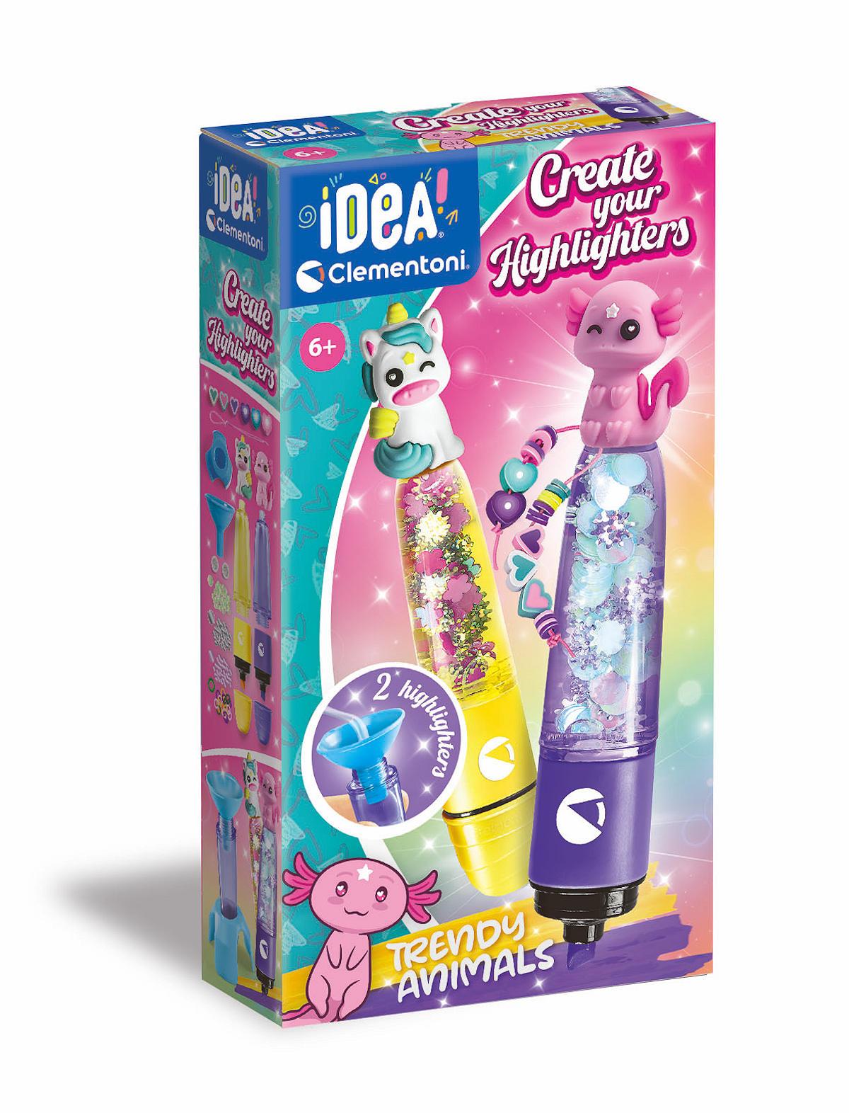 Clementoni Idea Highlighter Creator – Trendy Animals