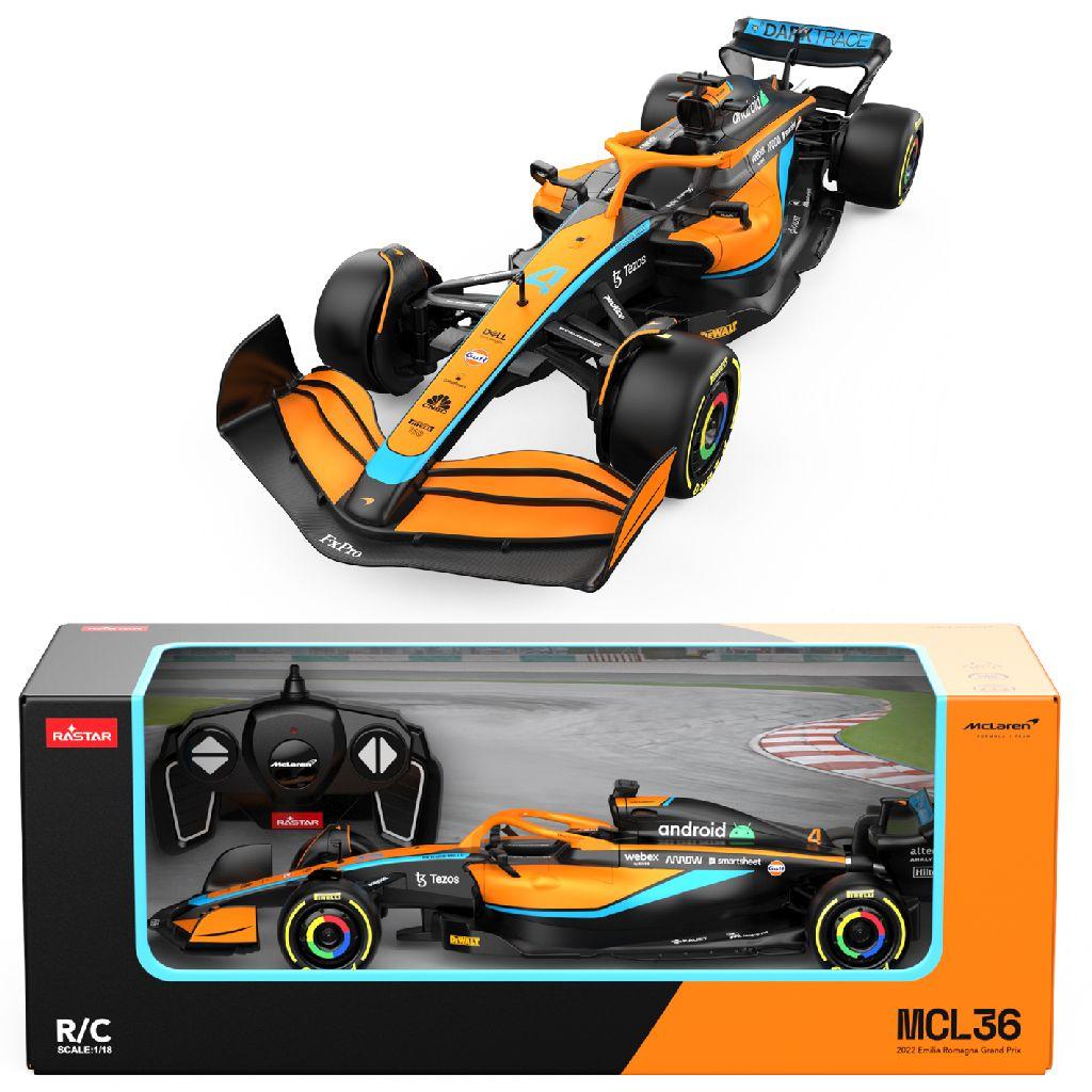 RC auto F1 McLaren MCL36 1:18 speelgoed racewagenMCL36 1:18 speelgoed racewagen