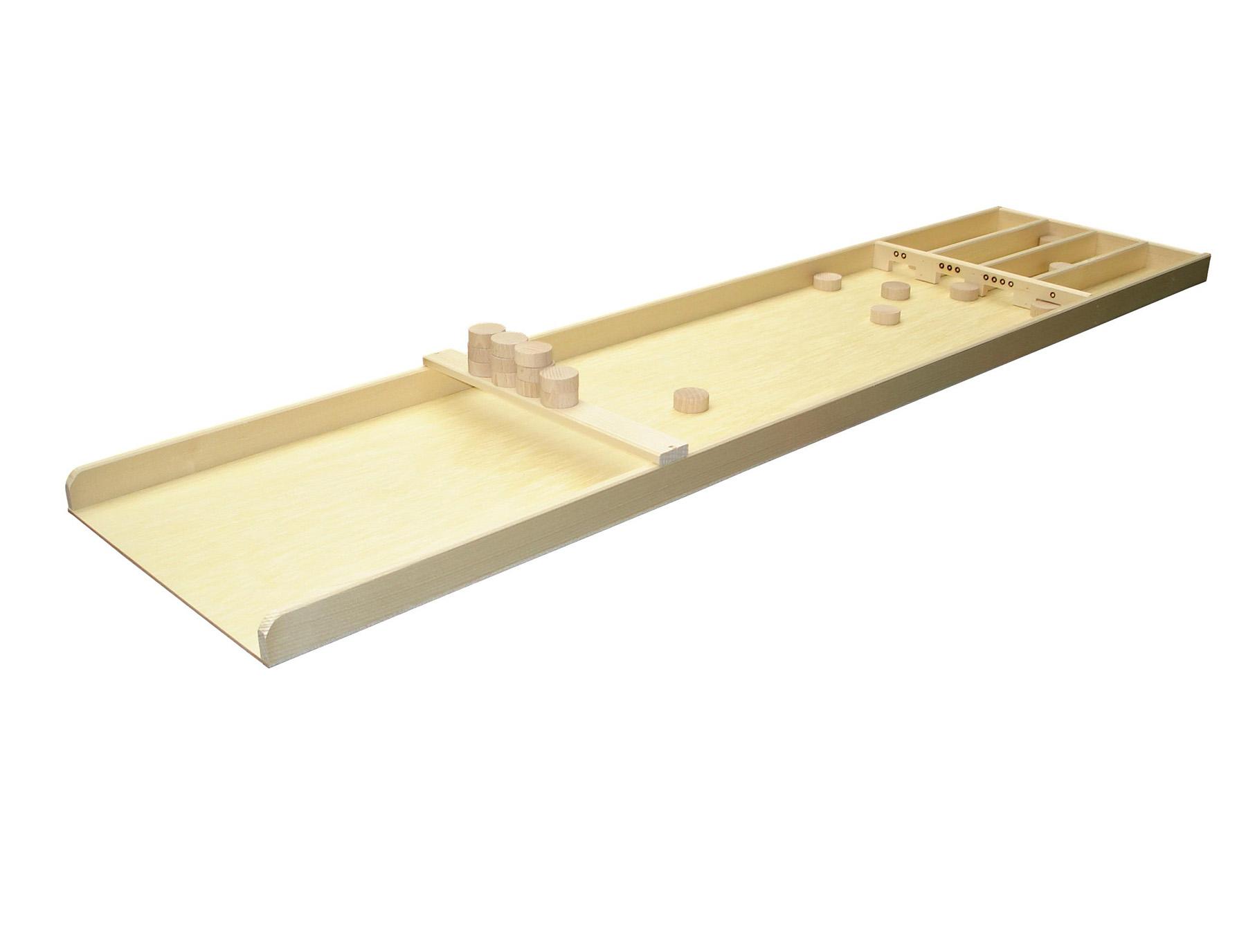 Mini Sjoelbak - 120 cm - Blank Hout