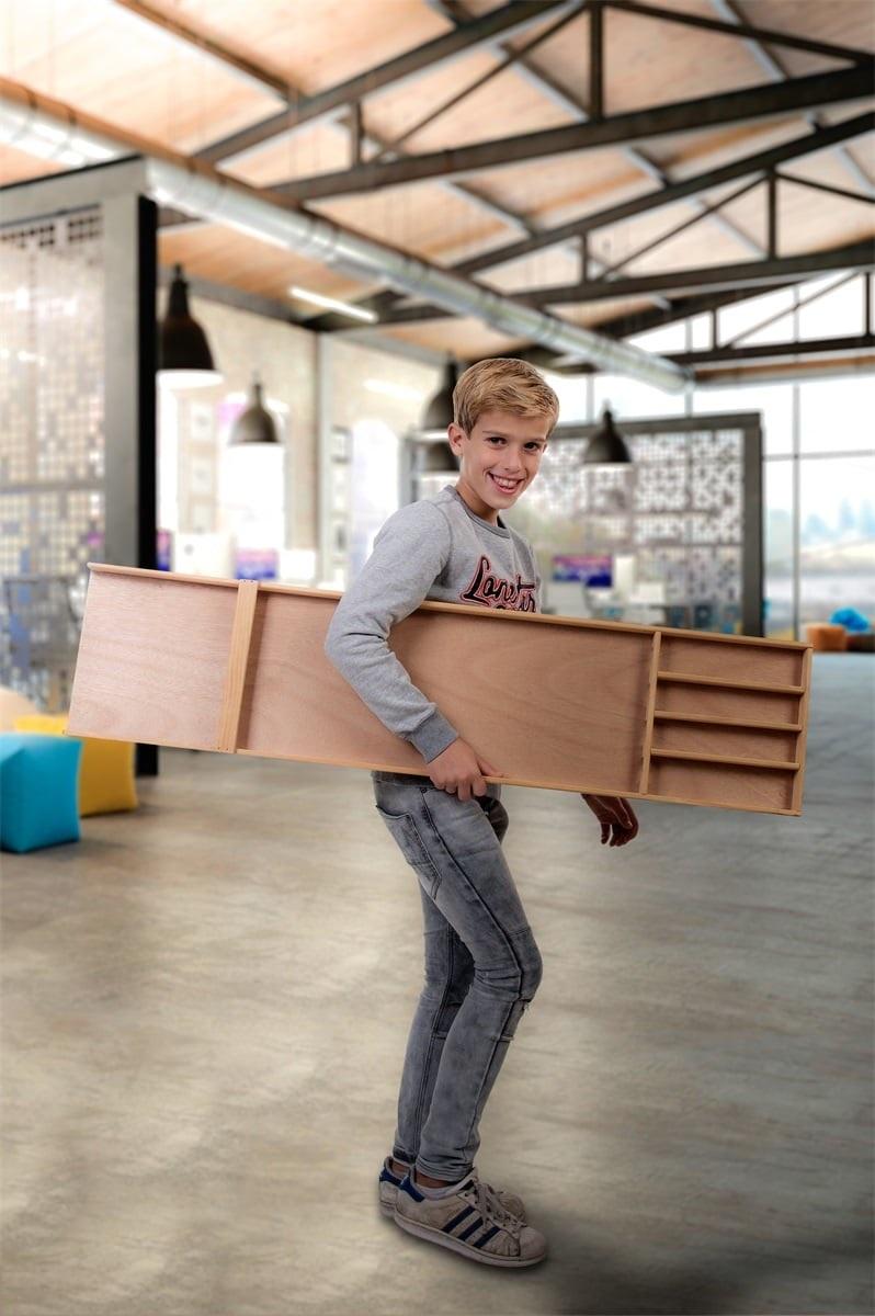 Angelsports Sjoelbak klein, 120 cm