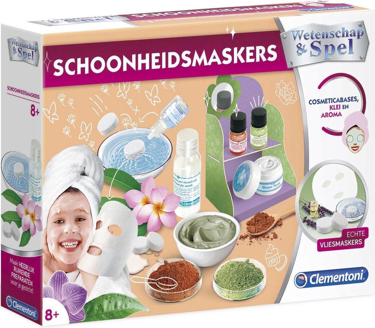 Clementoni Wetenschap & Spel - Schoonheidsmaskers Maken - Speelset