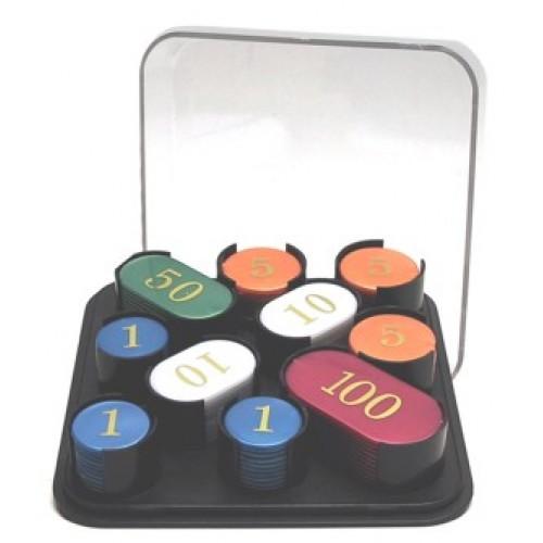 Roulette Chips 100 Stuks