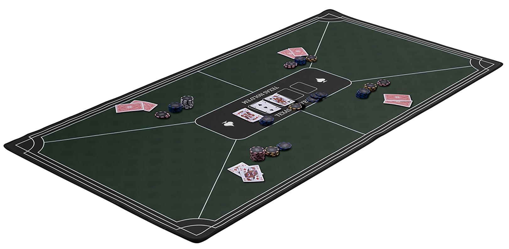 Pokerkleed deluxe - 120 x 60 cm - Groen