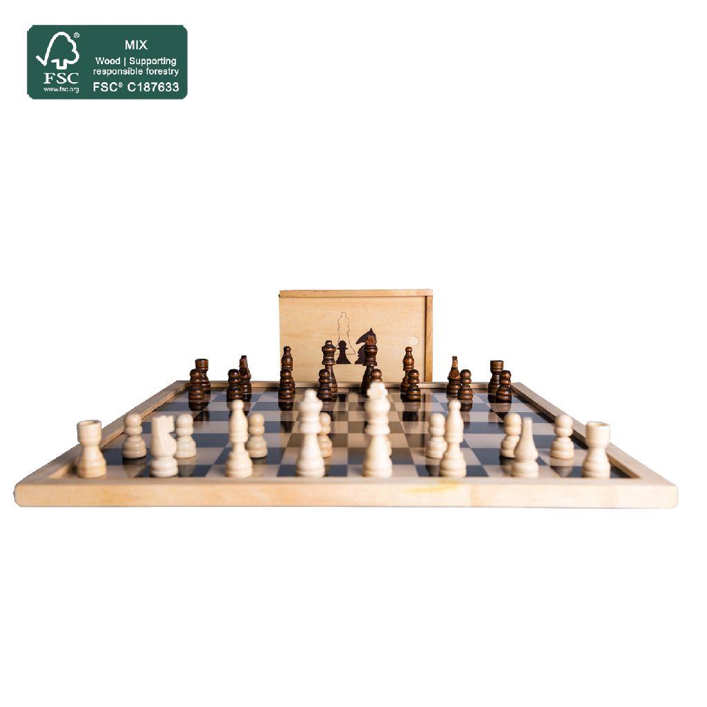 Clown Games Schaakstukken Hout Fsc