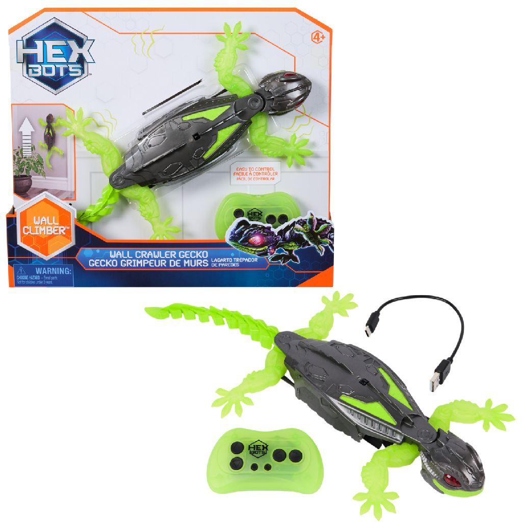 Hex Bots - Muurkruipende Gekko RC - Oplaadbaar robotspeelgoed met afstandsbediening