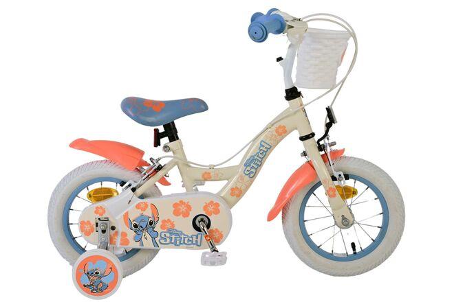 Disney Stitch Kinderfiets - Meisjes - 12 inch - Twee handremmen - Roze