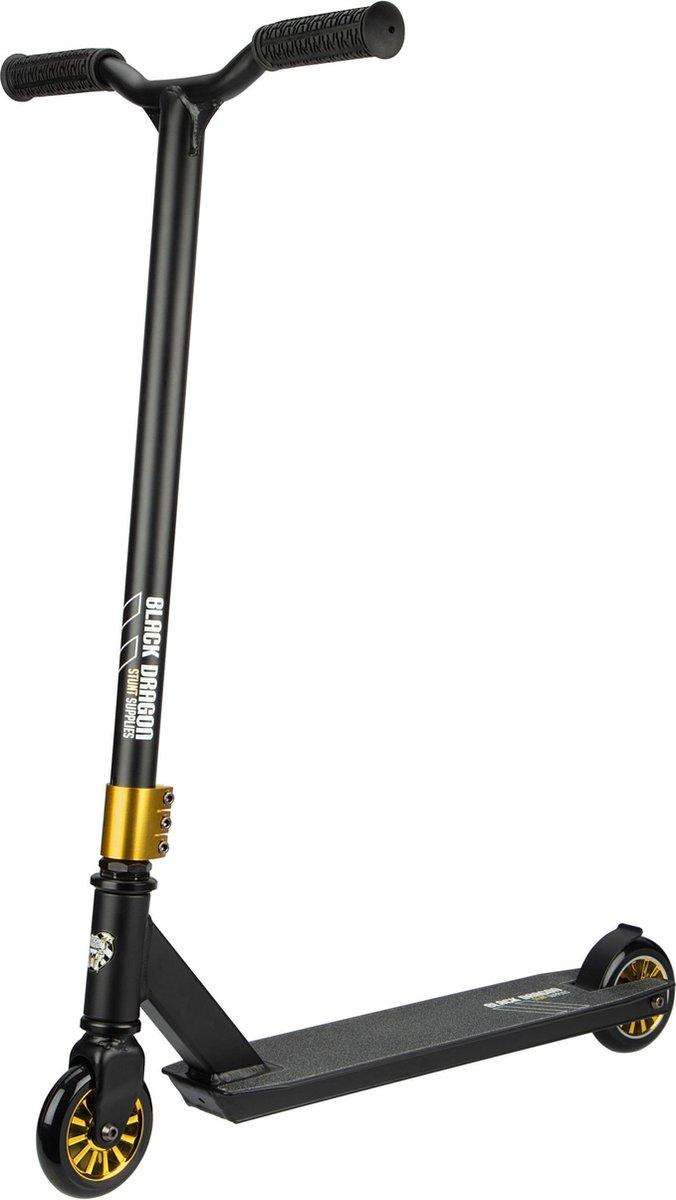 Black Dragon Pulse Racer Gold Stuntstep - Gouden Stunt Scooter - Zwart / Goud