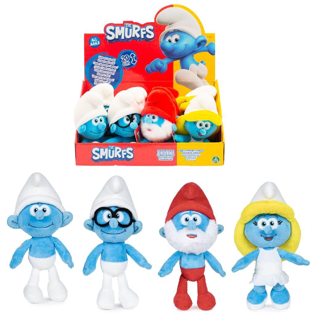 Smurfen Knuffel - 20 cm - Assortiment - Prijs per stuk