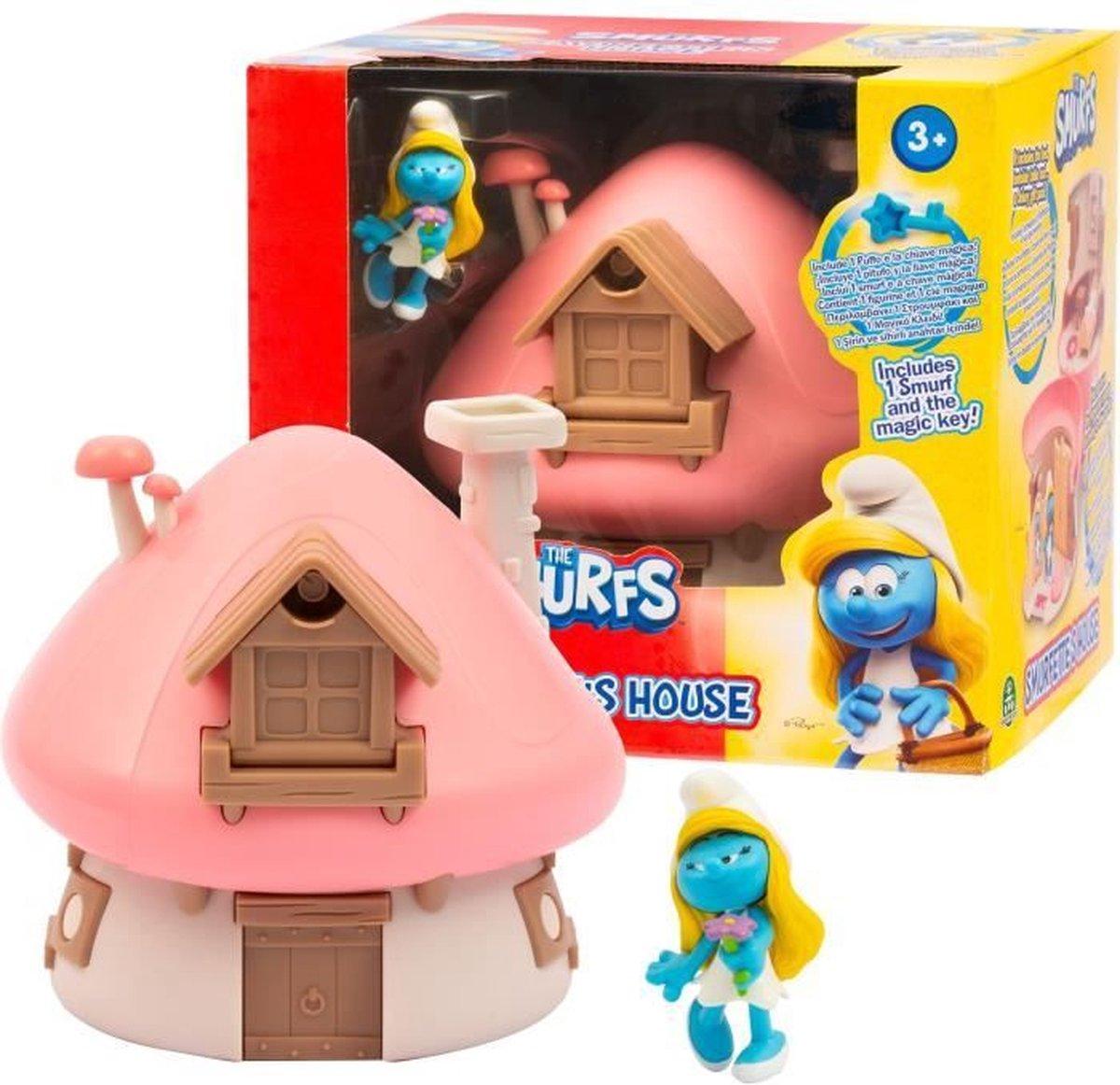 Smurfen Playset Magic Key Smurfette House Smurfin