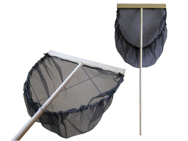 Garnalennet 40cm Zwart Net - Prijs per Stuk